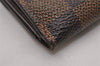 Auth Louis Vuitton Damier Porte Monnaie Billet Carte Credit N61652 Wallet 6766I