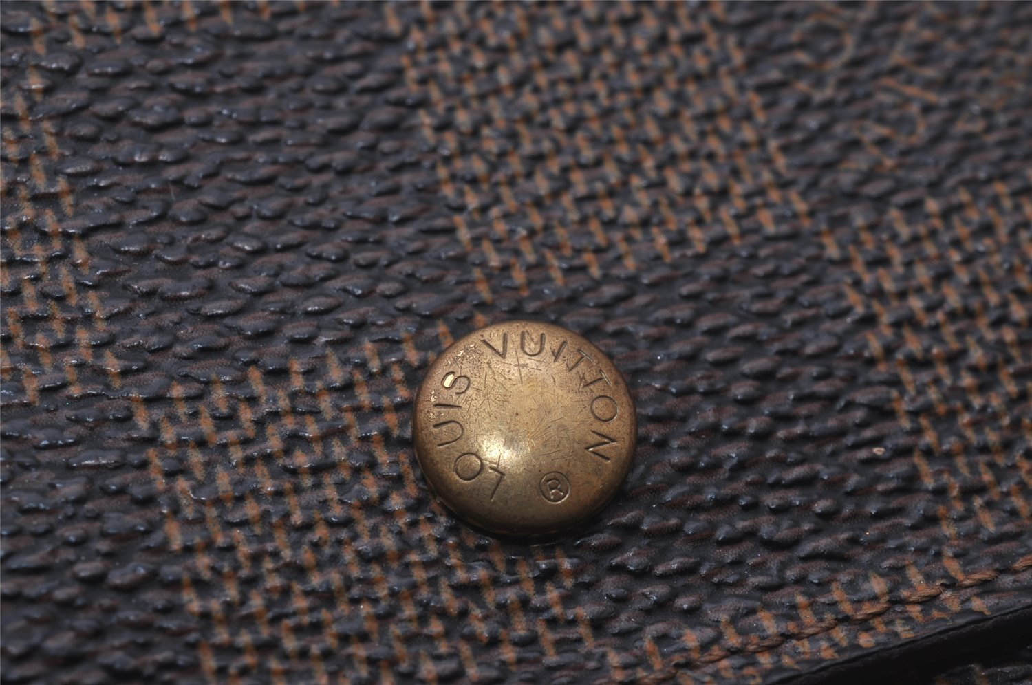 Auth Louis Vuitton Damier Porte Monnaie Billet Carte Credit N61652 Wallet 6766I