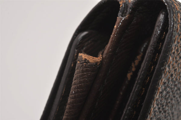 Auth Louis Vuitton Damier Porte Monnaie Billet Carte Credit N61652 Wallet 6766I