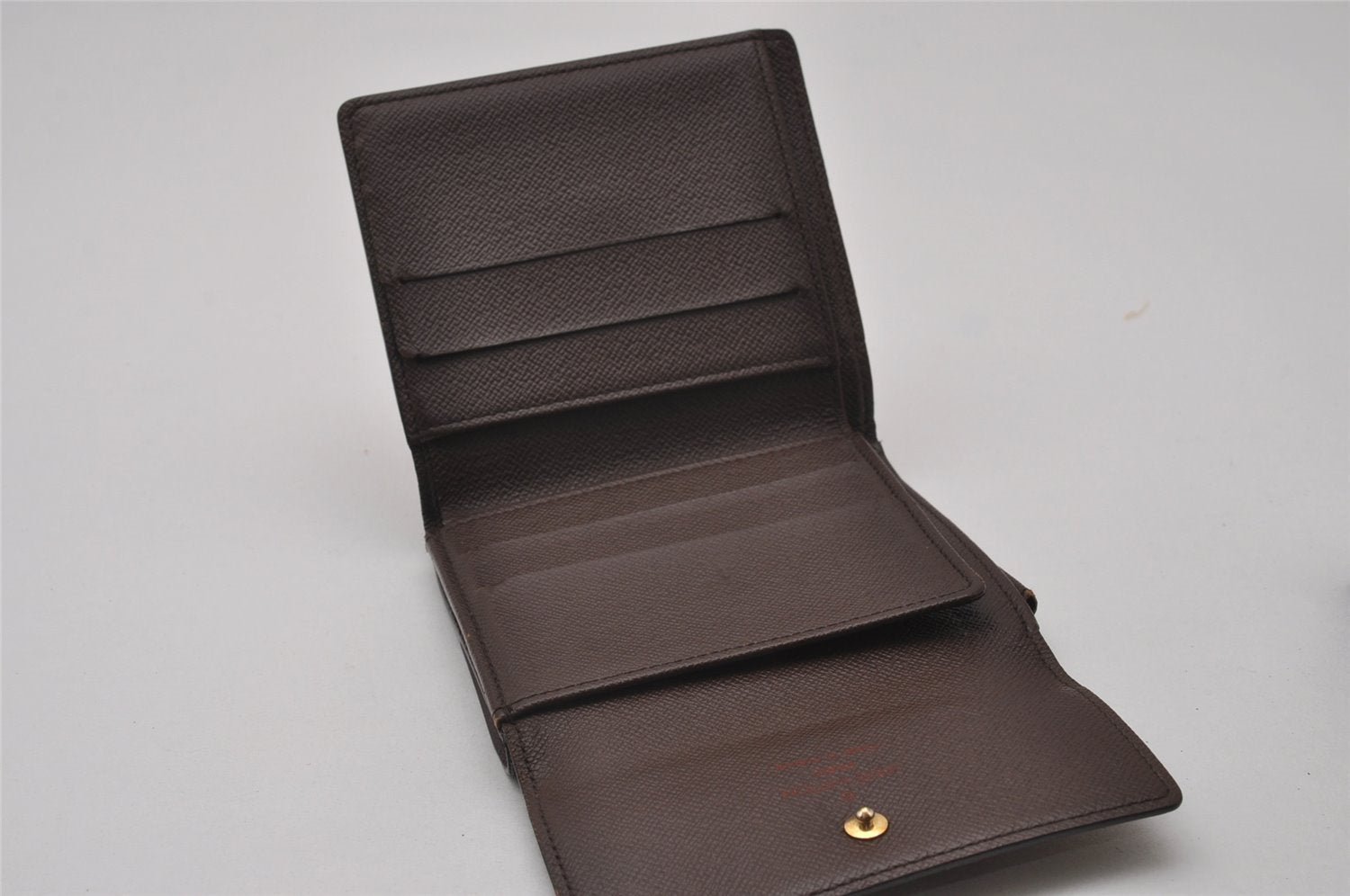 Auth Louis Vuitton Damier Porte Monnaie Billet Carte Credit N61652 Wallet 6766I