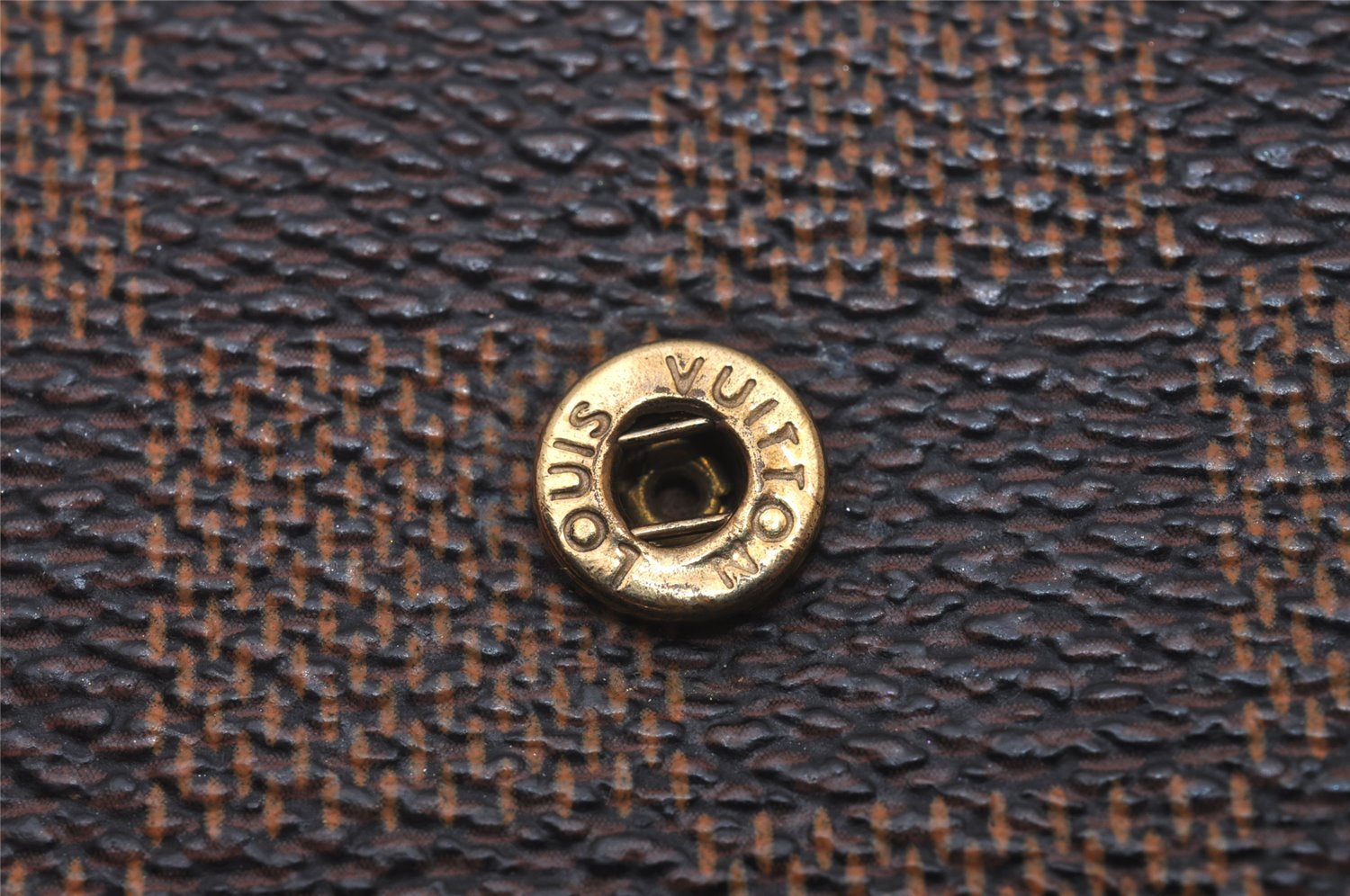 Auth Louis Vuitton Damier Porte Monnaie Billet Carte Credit N61652 Wallet 6766I