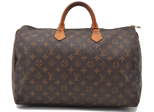 Authentic LOUIS VUITTON Monogram Speedy 40 Hand Bag M41522 LV 6768C