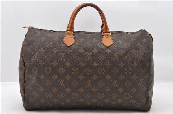 Authentic LOUIS VUITTON Monogram Speedy 40 Hand Bag M41522 LV 6768C