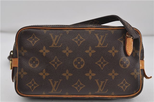 Auth Louis Vuitton Monogram Marly Bandouliere Shoulder Cross Bag M51828 LV 6768D