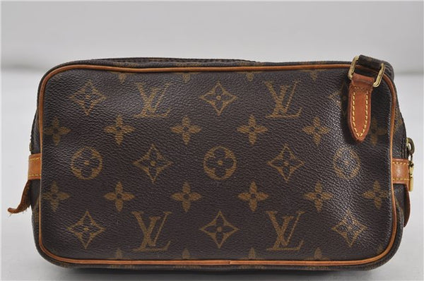 Auth Louis Vuitton Monogram Marly Bandouliere Shoulder Cross Bag M51828 LV 6768D