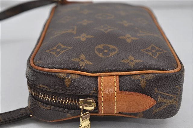 Auth Louis Vuitton Monogram Marly Bandouliere Shoulder Cross Bag M51828 LV 6768D