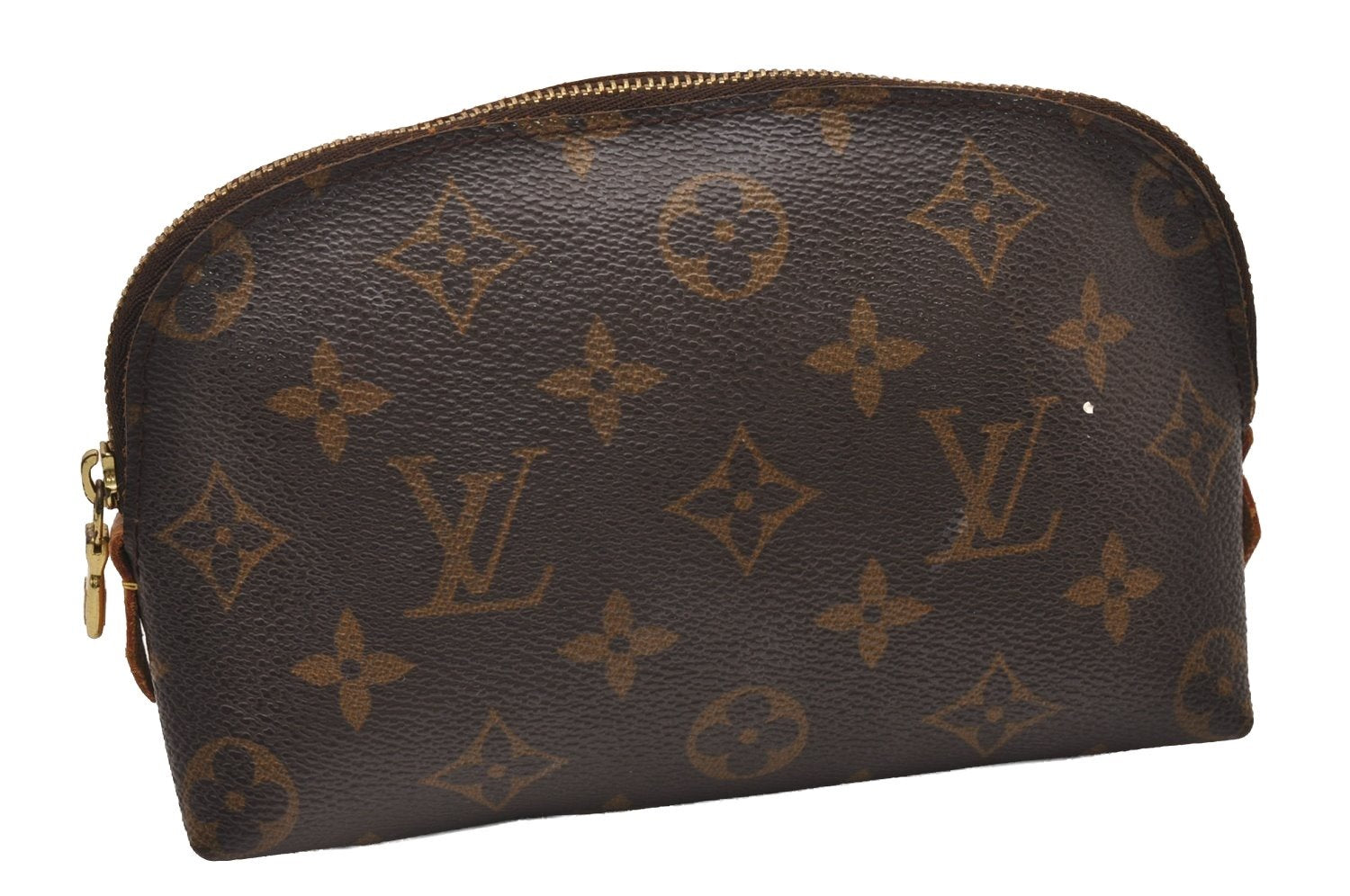 Authentic Louis Vuitton Monogram Pochette Cosmetic Pouch M47515 LV 6768I