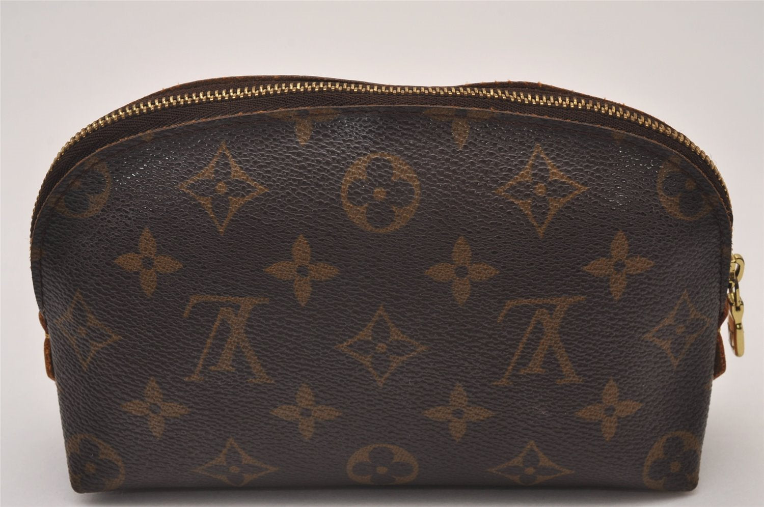 Authentic Louis Vuitton Monogram Pochette Cosmetic Pouch M47515 LV 6768I