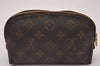 Authentic Louis Vuitton Monogram Pochette Cosmetic Pouch M47515 LV 6768I