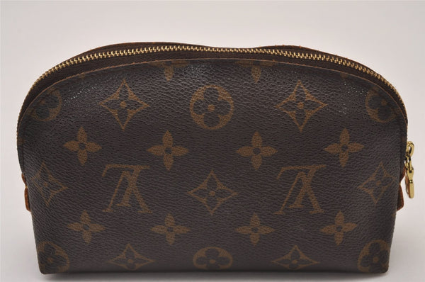 Authentic Louis Vuitton Monogram Pochette Cosmetic Pouch M47515 LV 6768I