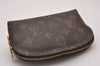 Authentic Louis Vuitton Monogram Pochette Cosmetic Pouch M47515 LV 6768I