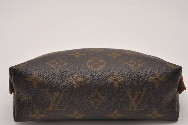 Authentic Louis Vuitton Monogram Pochette Cosmetic Pouch M47515 LV 6768I
