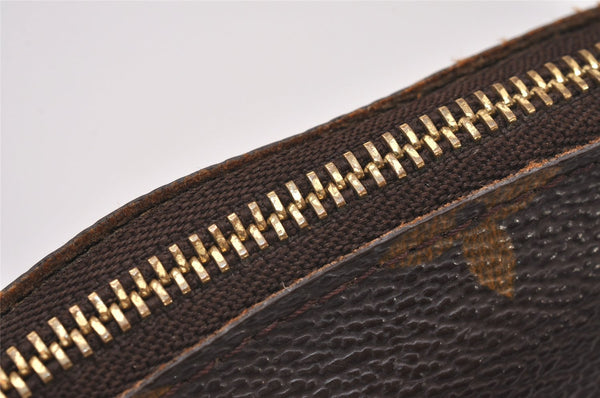 Authentic Louis Vuitton Monogram Pochette Cosmetic Pouch M47515 LV 6768I