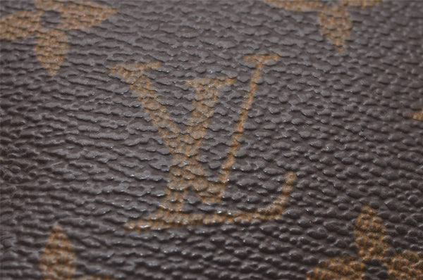 Authentic Louis Vuitton Monogram Pochette Cosmetic Pouch M47515 LV 6768I