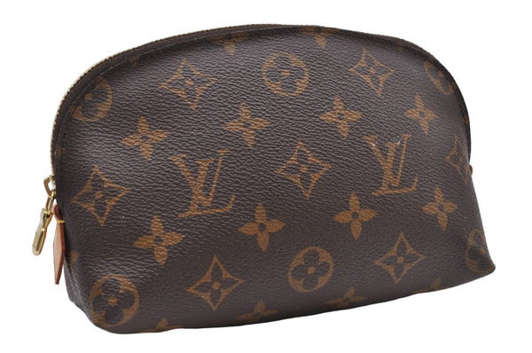 Authentic Louis Vuitton Monogram Pochette Cosmetic Pouch M47515 LV 6769D