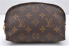 Authentic Louis Vuitton Monogram Pochette Cosmetic Pouch M47515 LV 6769D