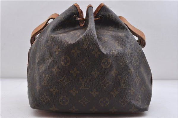 Authentic LOUIS VUITTON Monogram Petit Noe Shoulder Bag Purse M42226 LV 6771C