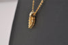 Authentic Christian Dior Gold Tone Rhinestone Chain Pendant Necklace CD 6772I