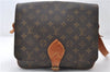Authentic Louis Vuitton Monogram Cartouchiere GM M51252 Shoulder Cross Bag 6773E