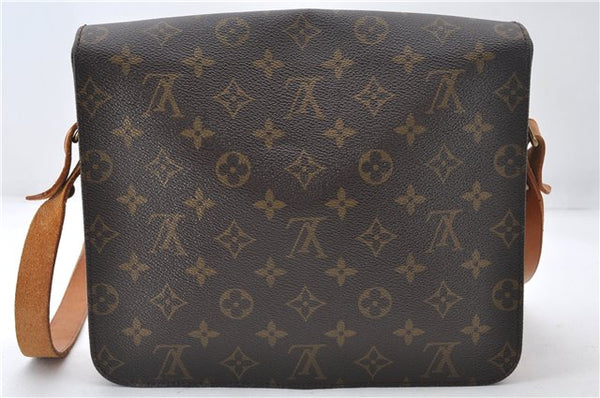 Authentic Louis Vuitton Monogram Cartouchiere GM M51252 Shoulder Cross Bag 6773E