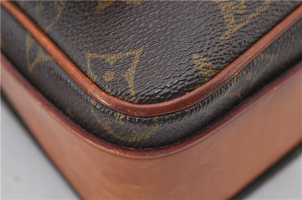 Authentic Louis Vuitton Monogram Cartouchiere GM M51252 Shoulder Cross Bag 6773E