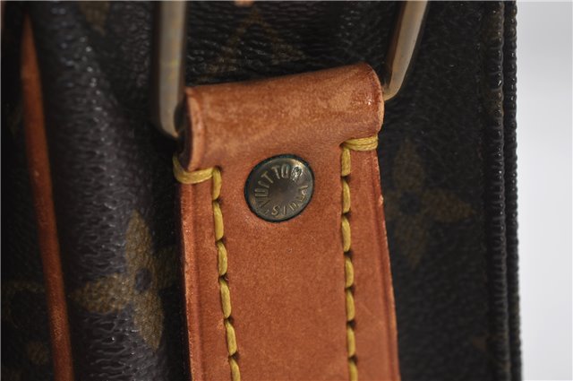 Authentic Louis Vuitton Monogram Cartouchiere GM M51252 Shoulder Cross Bag 6773E