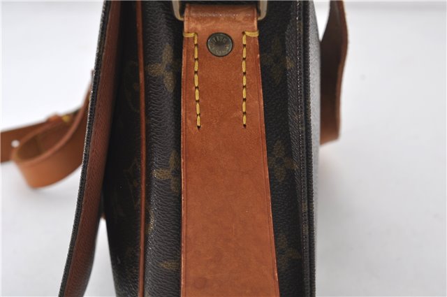 Authentic Louis Vuitton Monogram Cartouchiere GM M51252 Shoulder Cross Bag 6773E