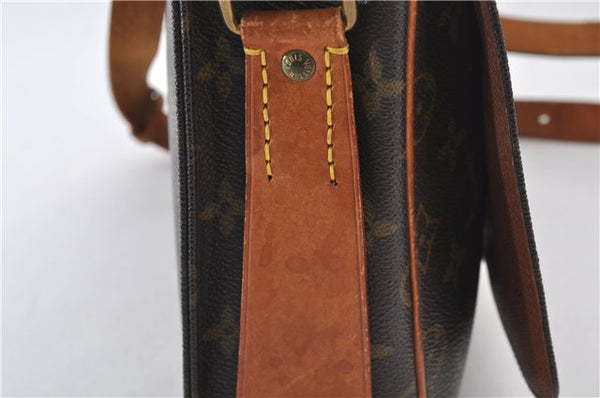 Authentic Louis Vuitton Monogram Cartouchiere GM M51252 Shoulder Cross Bag 6773E