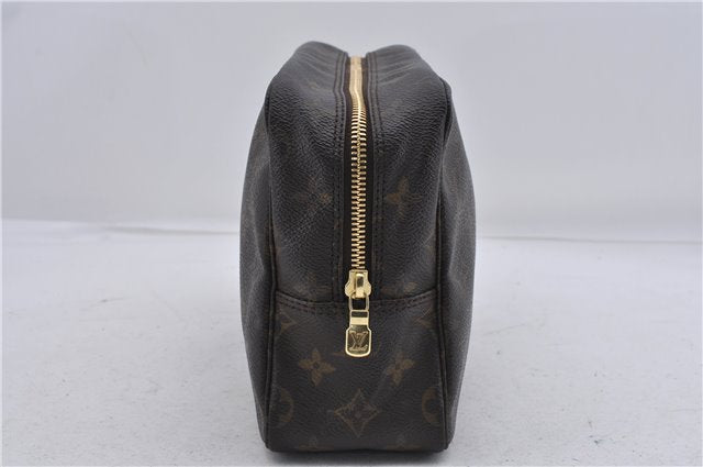Auth Louis Vuitton Monogram Trousse Toilette 28 Clutch Hand Bag M47522 LV 6774D