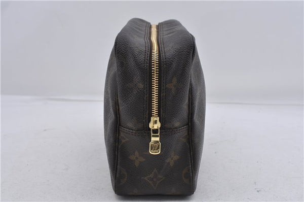 Auth Louis Vuitton Monogram Trousse Toilette 28 Clutch Hand Bag M47522 LV 6774D