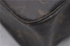 Auth Louis Vuitton Monogram Trousse Toilette 28 Clutch Hand Bag M47522 LV 6774D