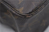 Auth Louis Vuitton Monogram Trousse Toilette 28 Clutch Hand Bag M47522 LV 6774D