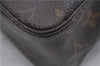 Auth Louis Vuitton Monogram Trousse Toilette 28 Clutch Hand Bag M47522 LV 6774D