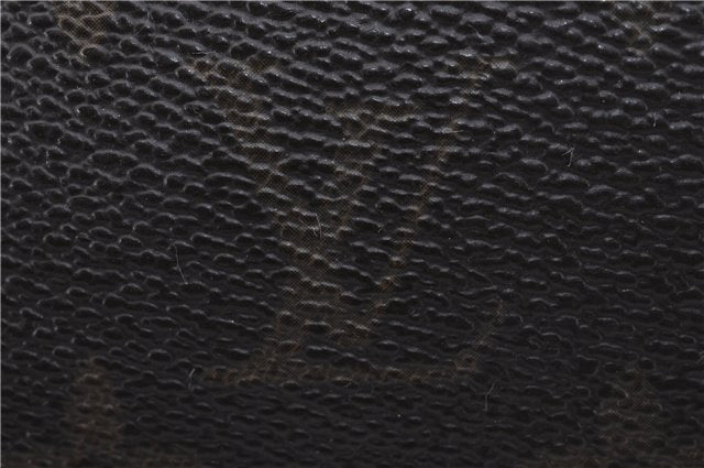 Auth Louis Vuitton Monogram Trousse Toilette 28 Clutch Hand Bag M47522 LV 6774D