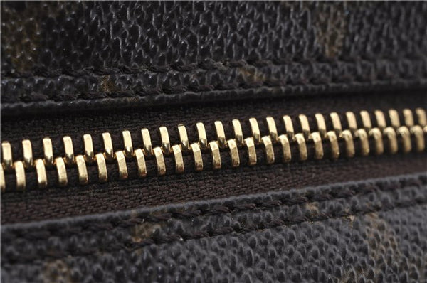 Auth Louis Vuitton Monogram Trousse Toilette 28 Clutch Hand Bag M47522 LV 6774D