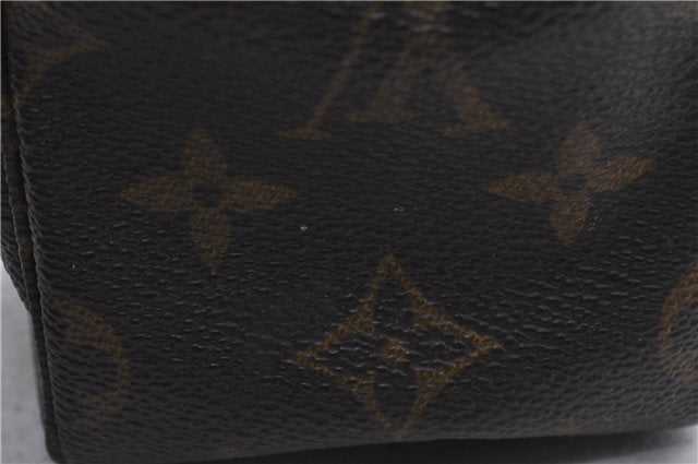 Auth Louis Vuitton Monogram Trousse Toilette 28 Clutch Hand Bag M47522 LV 6774D