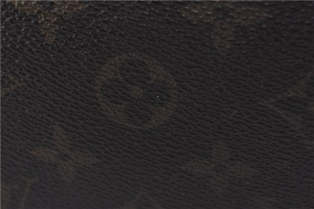 Auth Louis Vuitton Monogram Trousse Toilette 28 Clutch Hand Bag M47522 LV 6774D