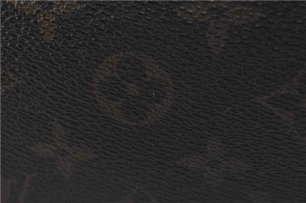 Auth Louis Vuitton Monogram Trousse Toilette 28 Clutch Hand Bag M47522 LV 6774D