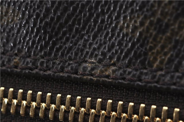 Auth Louis Vuitton Monogram Trousse Toilette 28 Clutch Hand Bag M47522 LV 6774D