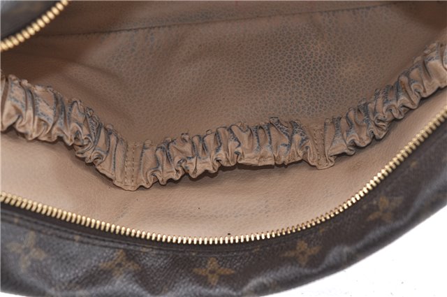 Auth Louis Vuitton Monogram Trousse Toilette 28 Clutch Hand Bag M47522 LV 6774D