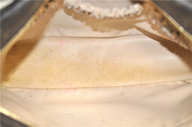 Auth Louis Vuitton Monogram Trousse Toilette 28 Clutch Hand Bag M47522 LV 6774D