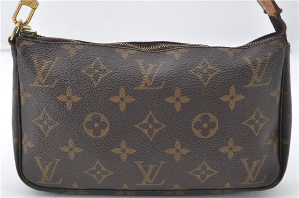 Authentic Louis Vuitton Monogram Pochette Accessoires Pouch M51980 LV 6774E