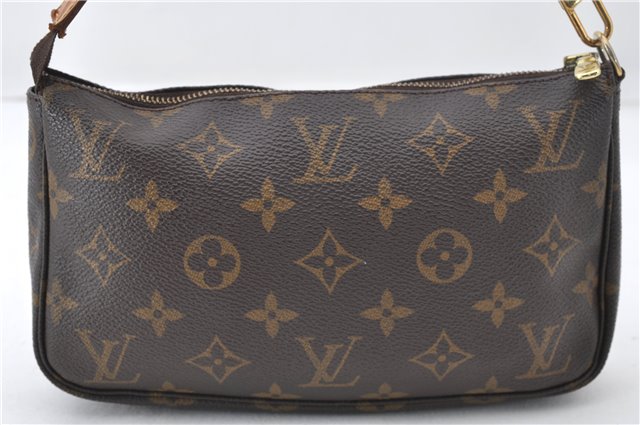 Authentic Louis Vuitton Monogram Pochette Accessoires Pouch M51980 LV 6774E