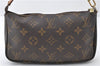 Authentic Louis Vuitton Monogram Pochette Accessoires Pouch M51980 LV 6774E