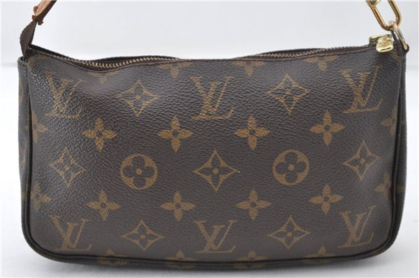 Authentic Louis Vuitton Monogram Pochette Accessoires Pouch M51980 LV 6774E