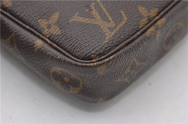 Authentic Louis Vuitton Monogram Pochette Accessoires Pouch M51980 LV 6774E