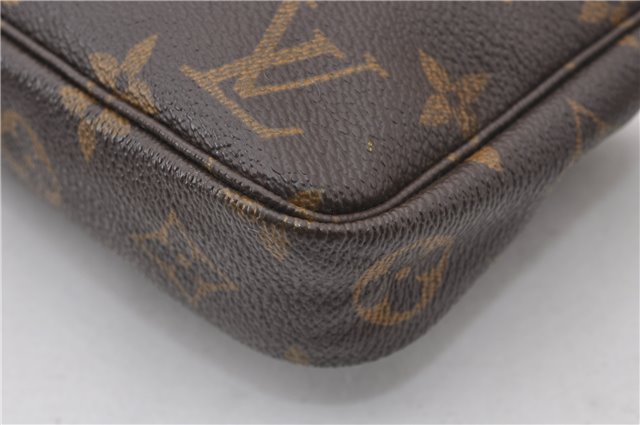 Authentic Louis Vuitton Monogram Pochette Accessoires Pouch M51980 LV 6774E