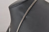 Authentic Christian Dior Silver Tone Chain Pendant Necklace CD 6774I