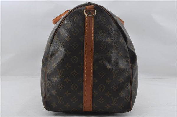 Authentic Louis Vuitton Monogram Keepall Bandouliere 60 M41412 Boston Bag 6775E