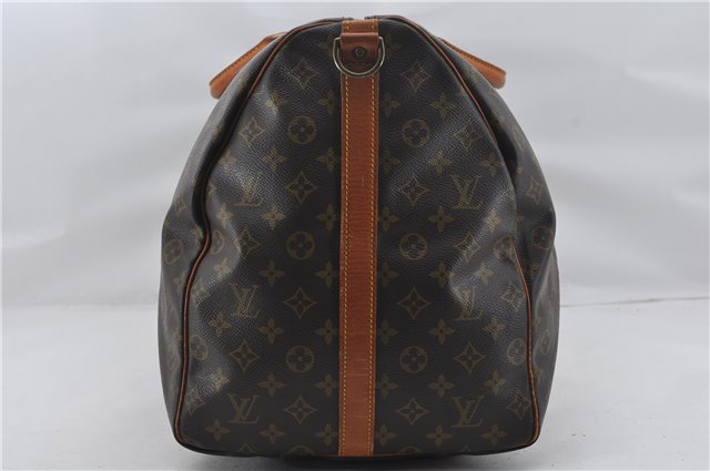 Authentic Louis Vuitton Monogram Keepall Bandouliere 60 M41412 Boston Bag 6775E